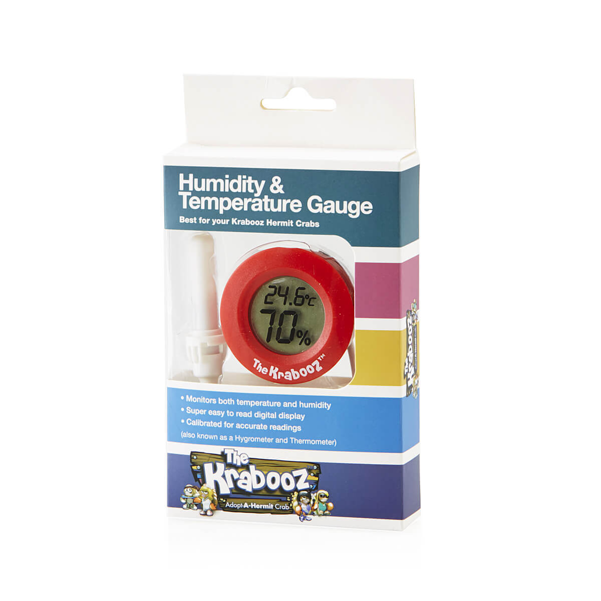Humidity and Temperature Gauge Live Hermit Crab Food, Supplies